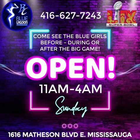 Blue Lagoon | 💕FRIDAY DAY 11AM-7PM SAMANTHA DAISY VALENTINA SONIA DANIELLE VIXEN 💕FRIDAY NIGHT ...