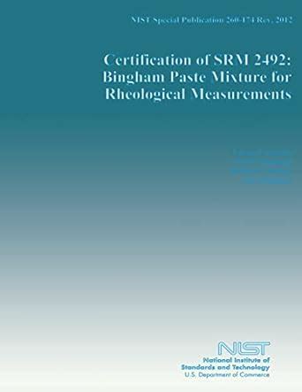 Buy Nist Special Publication 260-174 Rev. 2012: Certification of SRM ...
