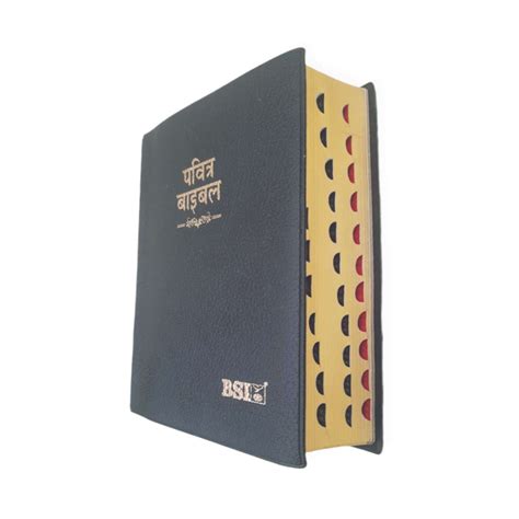 Hindi Bible Compact | with Thumb Index | Missionary Regular Edition ...