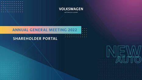 Annual General Meeting 2022 | Volkswagen Group