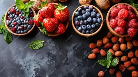 Premium Photo | Foods containing tryptophan magnesium potassium and melatonin to improve sleep ...