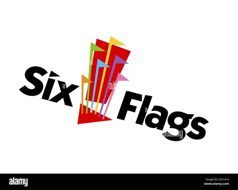 Rotated to right, Six Flags Logo 2004, Other companies, Historic Logo ...
