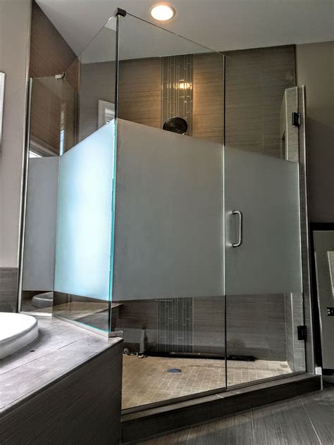 Shower Stall Frosted Glass Doors at Tayla Bruton blog
