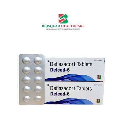DELCOD 6 - Deflazacort Tablets - Biosquad Healthcare