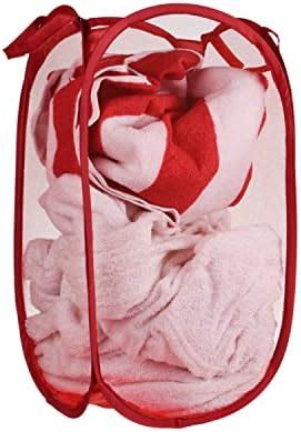 Kuber Industries Laundry Basket | Net Foldable Laundry | Nylon Storage ...