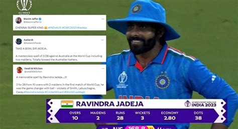 “Chennai Super King” - Fans react to Ravindra Jadeja’s 3/38 as ...
