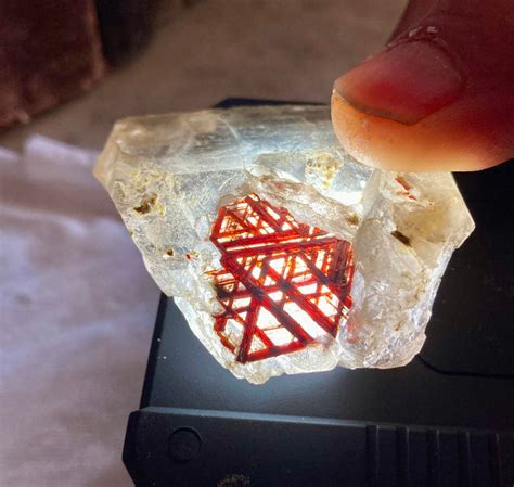Amethyst and Rutile on Quartz Specimens found in North Georgia. : r/rockhounds