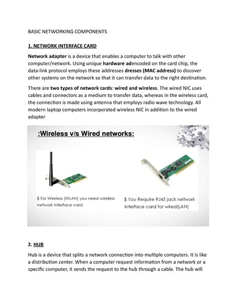 Basic Network Components 的图像结果