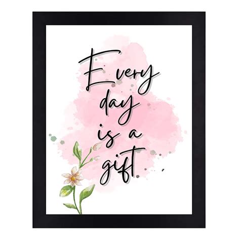 Interio Crafts Inspirational Positive Quote Everyday is a Gift ...