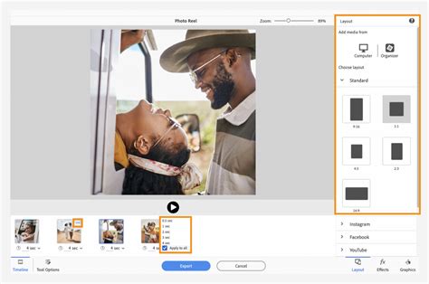 Creating Photo Reels
