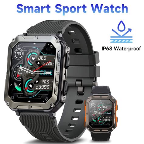 Men Tactical Military Smart Watches Health Tracker India | Ubuy