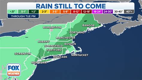 Coastal storm bringing wet end to the weekend from the Carolinas to ...