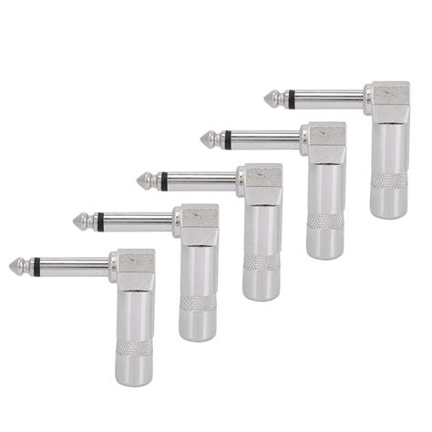 Buy 6.35mm 5pcs Mono Phone Plug, Audio Jack Connector, For Studio ...