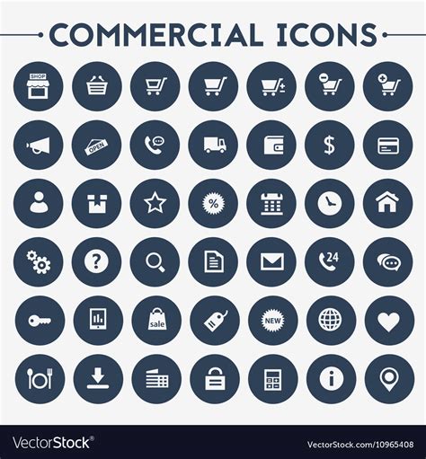 Commercial Icon Vector 的图像结果