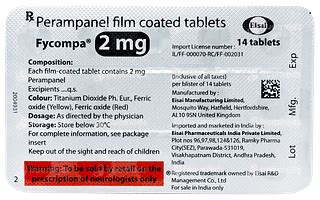 Fycompa 2 MG | Order Fycompa 2 MG Tablet Online at Truemeds