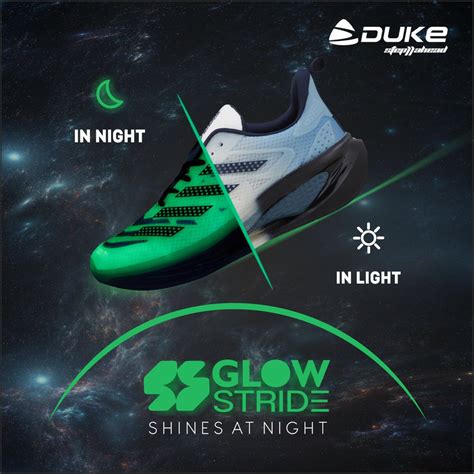 Duke Men Sprint Glow Stride in The Dark TPU Shoes (FWOL2093)