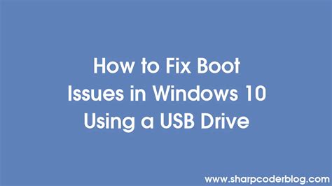Image result for Fix a Windows Boot Failure with Recovery USB