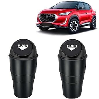Kingsway Pack of 2 Mini Car Trash Bin Can Holder Dustbin Box for Nissan ...
