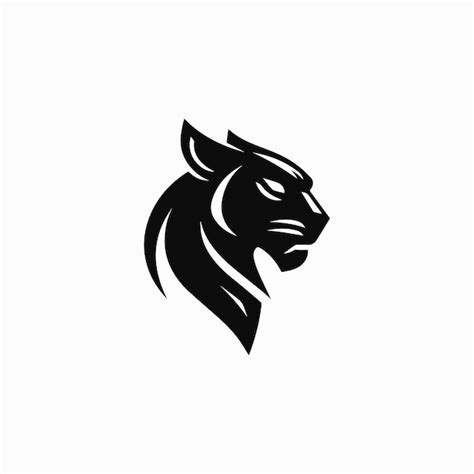 Black panther logo | Premium Vector