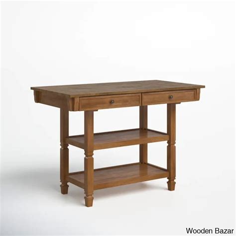 Erickson Solid Wood Kitchen Island Kitchen trolley cart cabinet kitchen ...