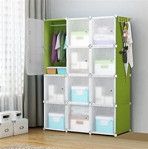 Keshav International 12 Door Plastic Sheet Wardrobe Storage Rack ...