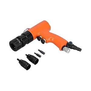 Pneumatic Riveting Gun, Adjustable 1000rpm 1/4in Inlet Port Automatic ...