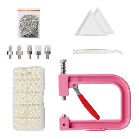 Pearl Setting Machine Tools Set Pearl Rivet Buttons Hand Press Machine ...