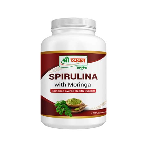 Spirulina Capsule with Moringa - Uses | Ingredients | Benefits | Price