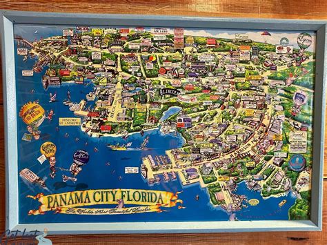 Panama City Tourist Map