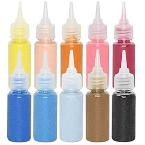 Buy Just Artifacts Craft/Terrarium Sand 10pcs Assorted Colors Pack 1 ...
