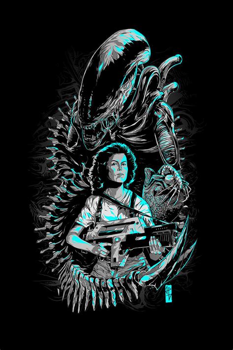 Alien Fan Poster 的图像结果
