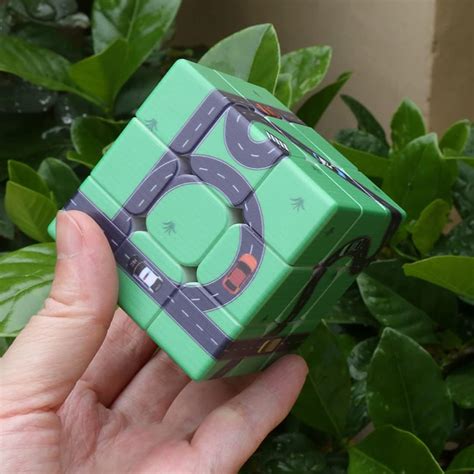 Buy Cubing Classroom Speed CubeCube Green Highway 3X3 Magic Cube ...