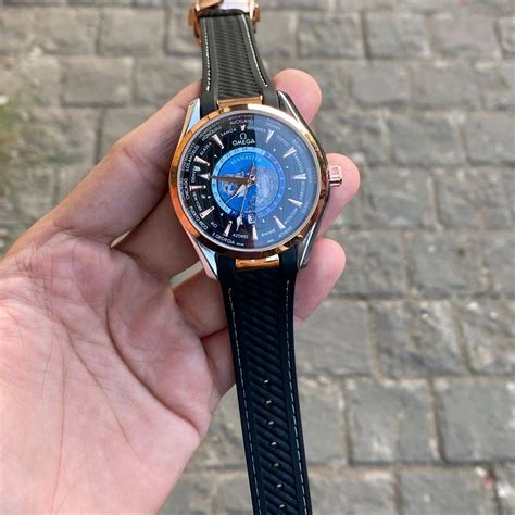 Analog Aqua Terra 150m Co-axial Master Chronometer Gmt Worldtimer ...