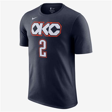 Blue Oklahoma City Thunder Short Sleeve Shirts. Nike.com