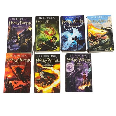 Harry Potter Complete Book Series Books 1- 7 Paperback (s)