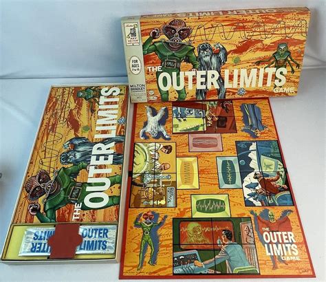 Lot - Vintage 1964 Milton Bradley The Outer Limits Board Game COMPLETE
