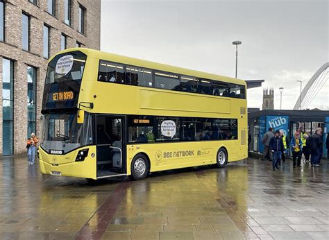 Manchester's First Bee Branded Bus Enters Service