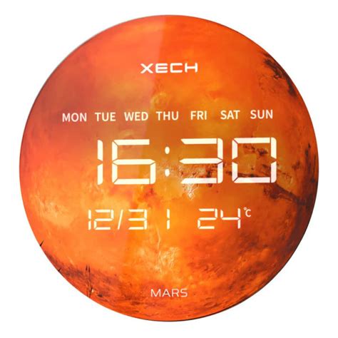Xech Solaris Mars Digital Clock
