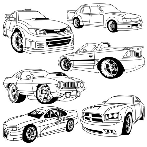 black and white car #3292386 | Clipart Library