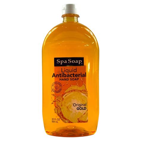 Spa Soap Liquid Antibacterial Hand Soap Original Gold 32oz Refill ...