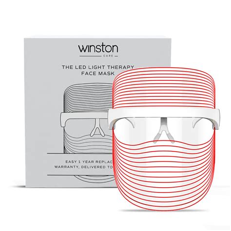 WINSTON Rechargeable Led Face Mask For Men And Women - 60 Min Runtime|3 ...