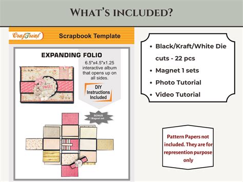 Buy Expanding Folio White Scrapbook Templates Base Online | CrafTreat ...