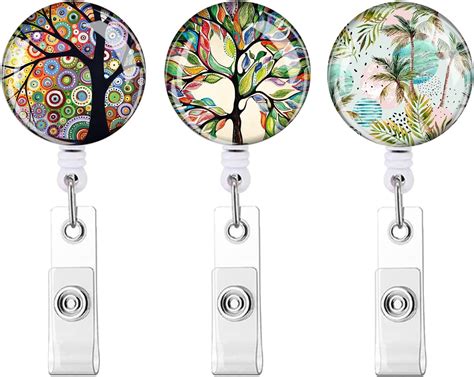 Amazon.com : 60 Pack Retractable Badge Holders, Colorful Badge Holder ...