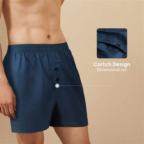 Buy 5Mayi Mens Boxers Shorts Multipack Woven Mens Underwear Pack Cotton ...