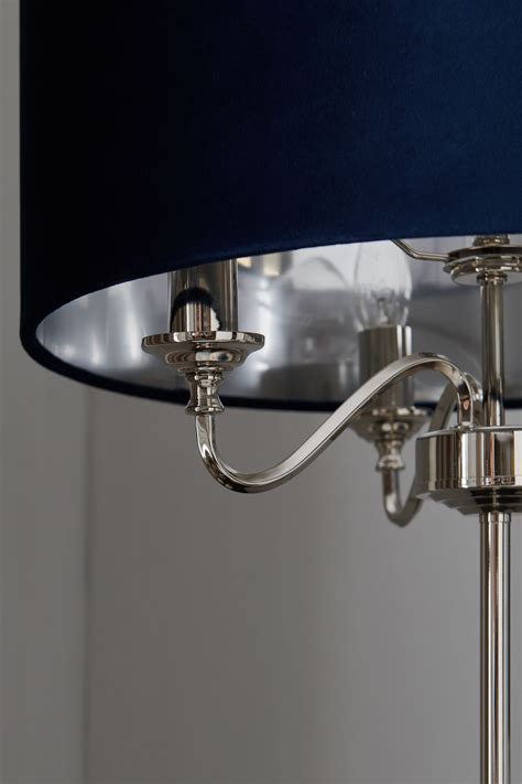 Buy Navy Blue Burford 3 Light Floor Lamp from the Next UK online shop