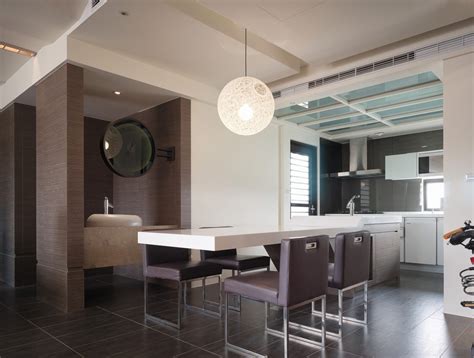 99平方米现代玄关客厅厨房装修效果图2014图片_太平洋家居网图库