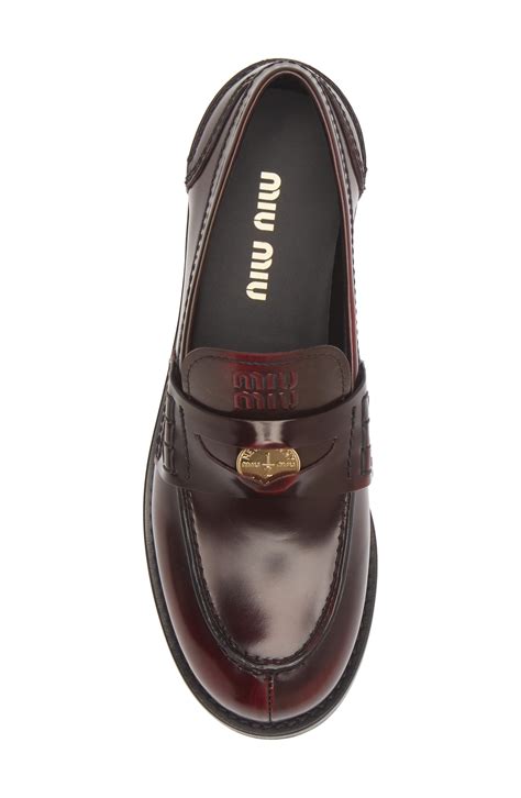 Miu Miu Penny Loafer (Women) | Nordstrom in 2025 | Girly shoes, Loafers ...