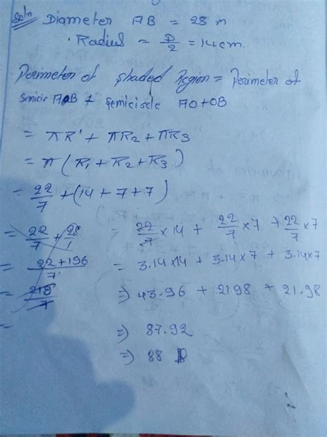A semicircle is drawn with center o and AB as a diameter . semicircles ...