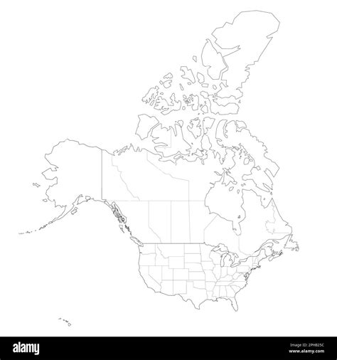 Blank Map Of Canada