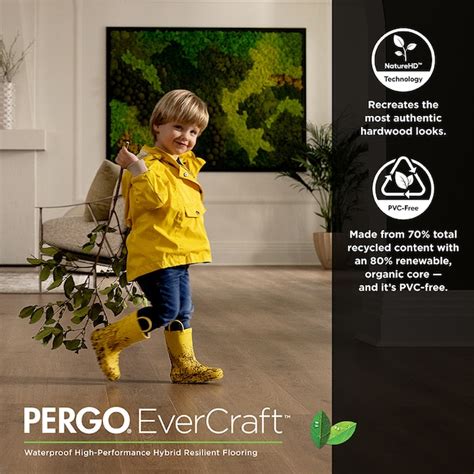 Pergo EverCraft Winding Creek Oak Brown 7-1/2-in W x 47-1/4-in L ...